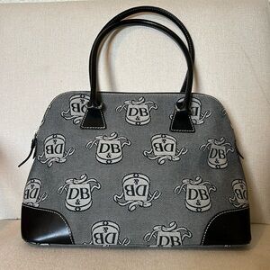 🥳37. DOONEY & BOURKE • Black And Gray Domed Satchel